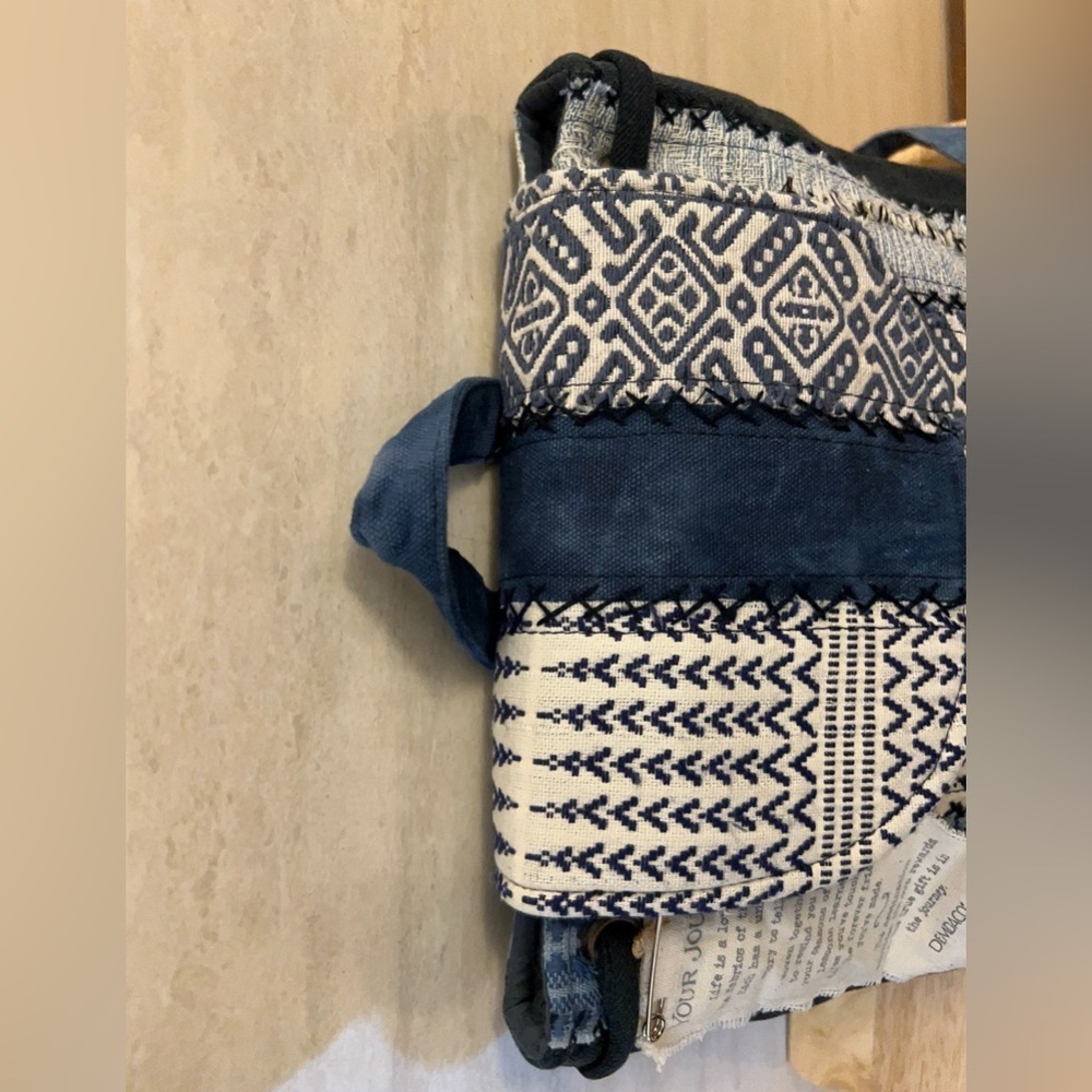 Demdaco Your Journey
Indigo Blue Patchwork
Backpack. - Picture 9 of 16